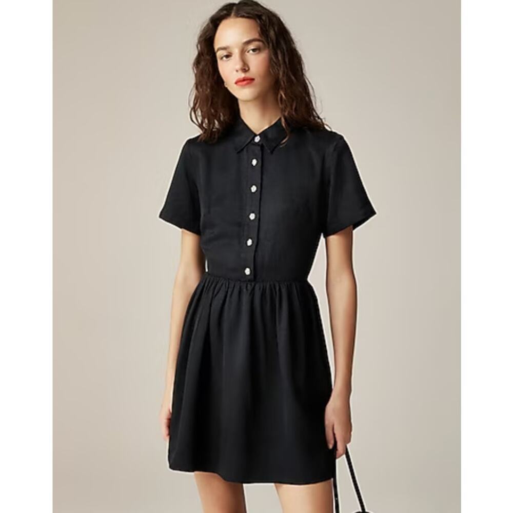 J. Crew Black Mini Dress